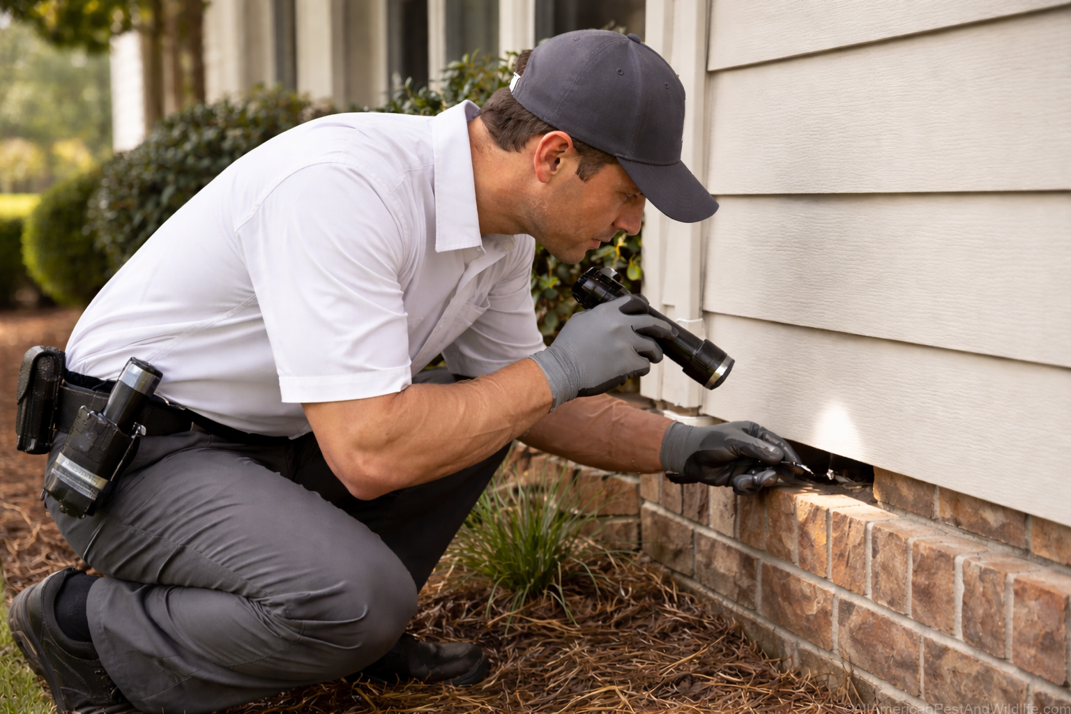 Professional rodent control treatments for rats and mice in Louisiana homes